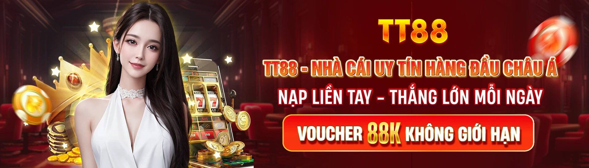 Banner dịch vụ giải trí trực tuyến TT88
